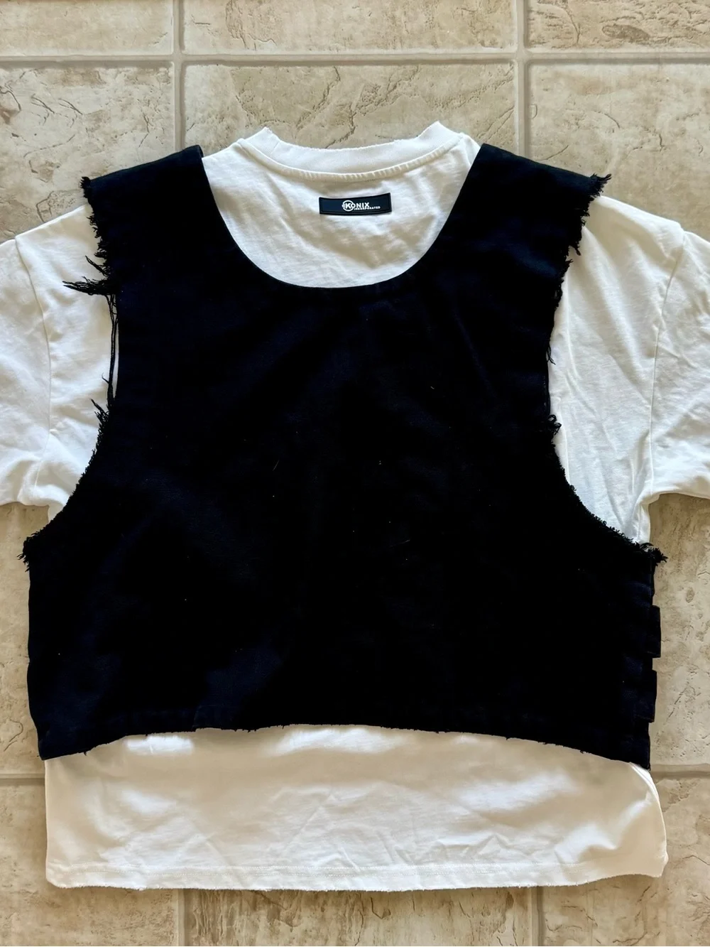 IKonix Black Tactical Streetwear Fashion Vest Hook and Loop Design Mens Medium